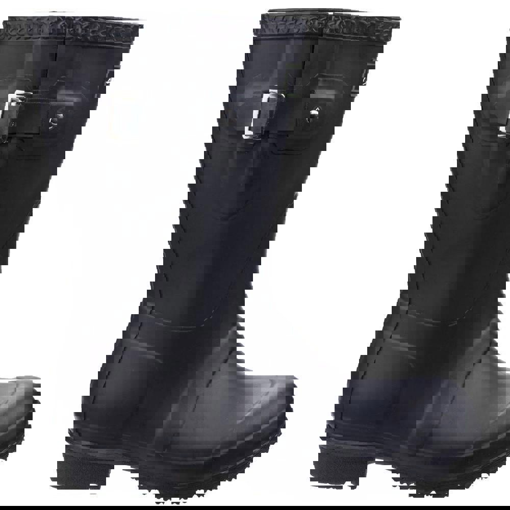 Cotswold Womens/Ladies Windsor Short Waterproof Pull On Wellington Boots - Black