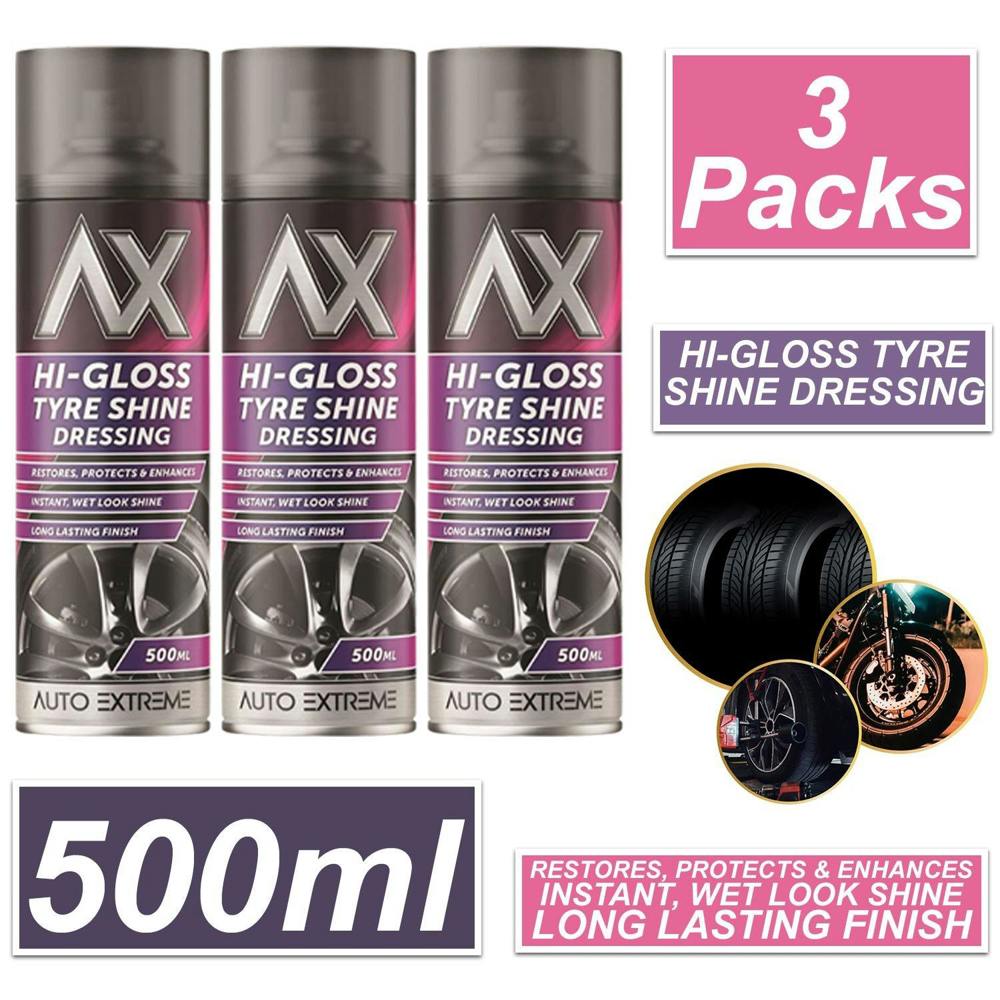 Auto Extreme 3X - Hi-Gloss Tyre Shine Spray 500ml