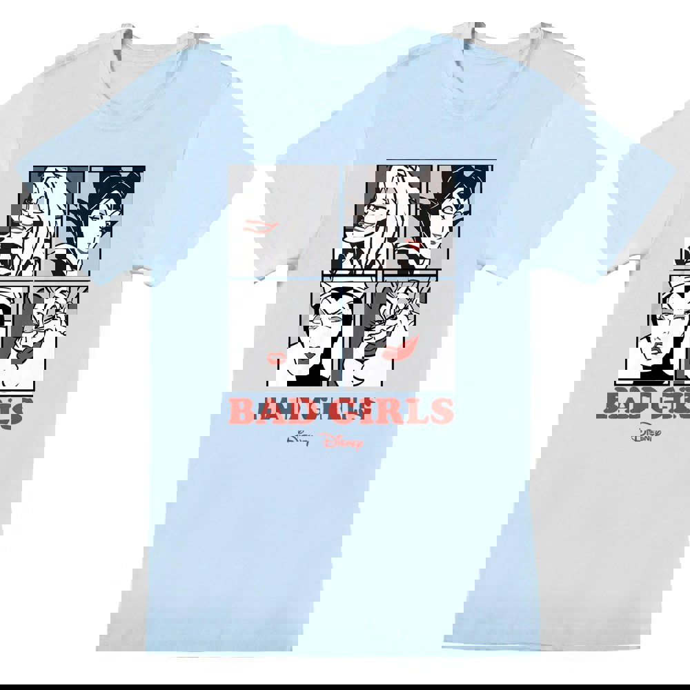 Disney Unisex Adult Bad Girls T-Shirt - Blue