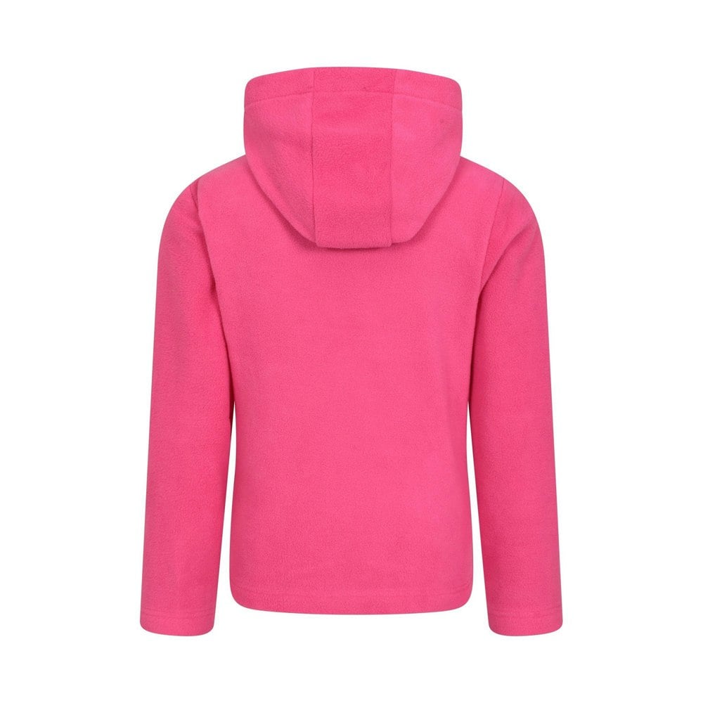 Mountain Warehouse Kids Camber II Fleece Hoodie - Dark Pink
