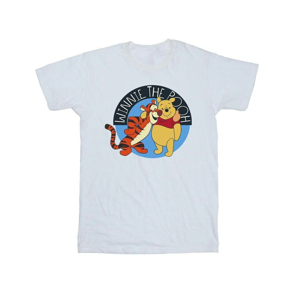 Disney Mens Winnie The Pooh With Tigger T-Shirt - White