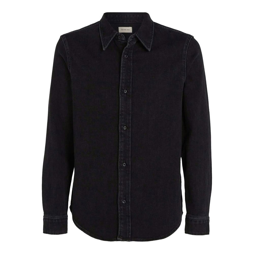Calvin Klein Mens Denim Slim Shirt - Denim