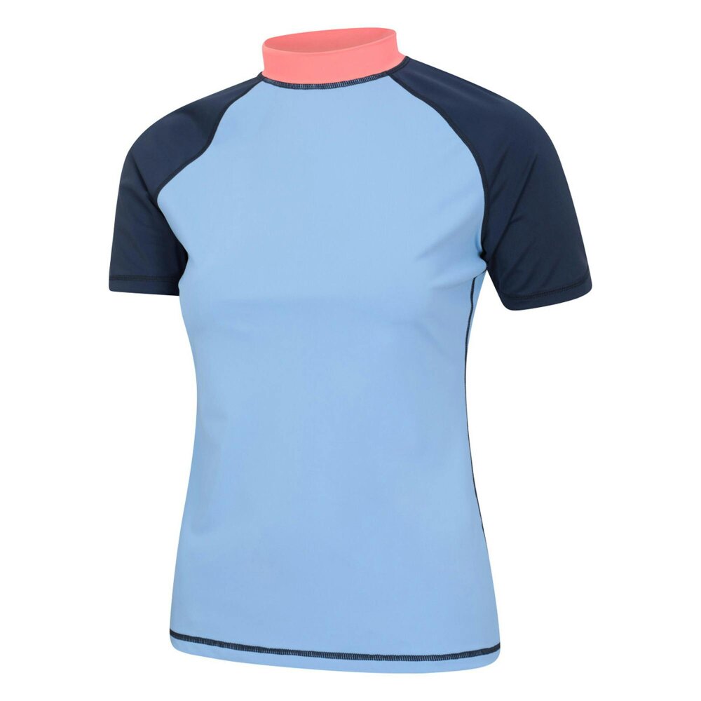 Mountain Warehouse Womens UV Protection Rash Guard - Pale Blue