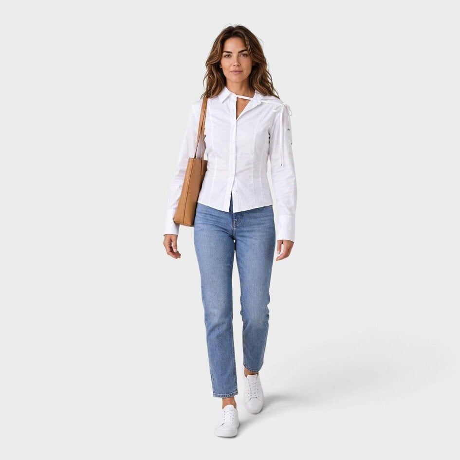 Jacquemus La Chemise Ruban White