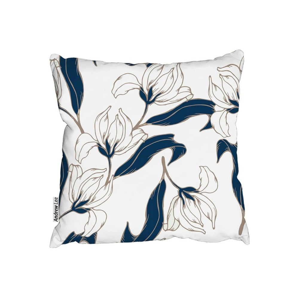 Benjamin Tate Design Blue & White Floral Collection (Cushion)