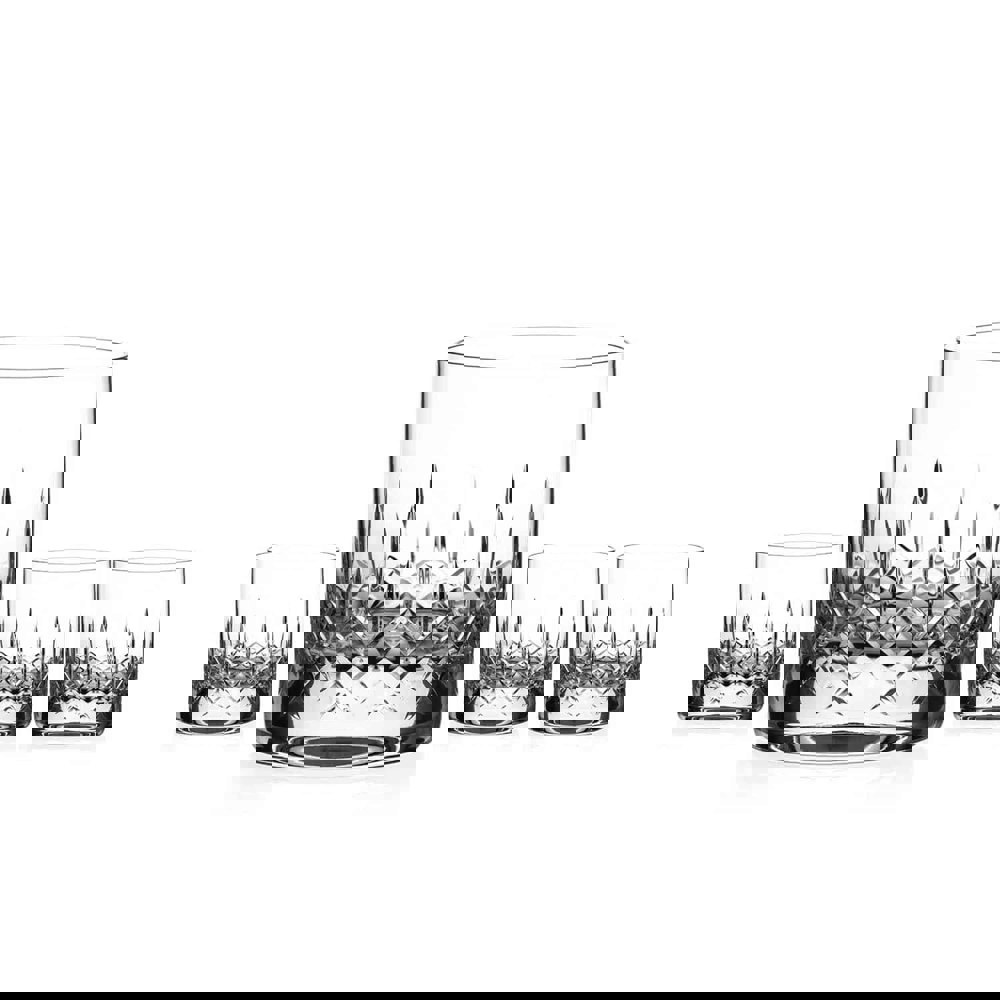 Diamante Hampton Crystal Whisky Tumblers - Set of 4