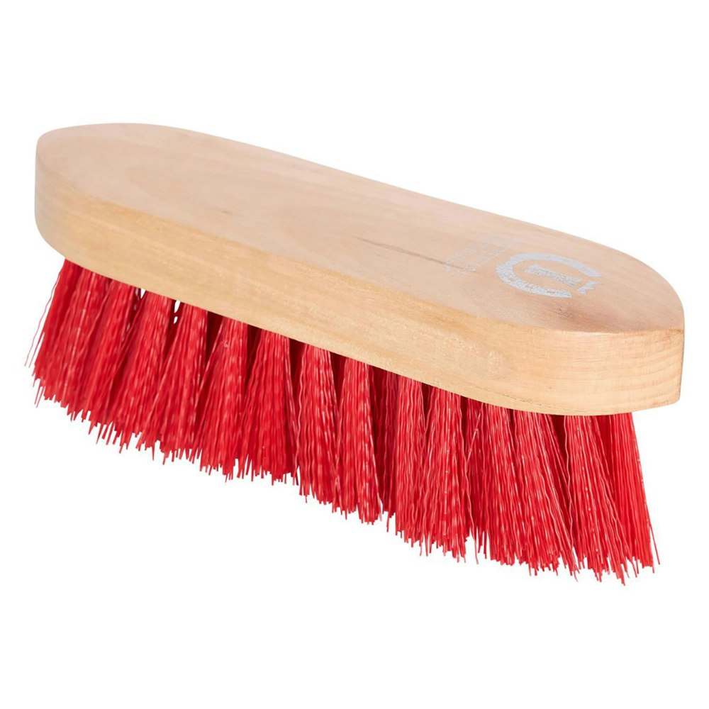 Imperial Riding Wooden Horse Dandy Brush - Tango Red