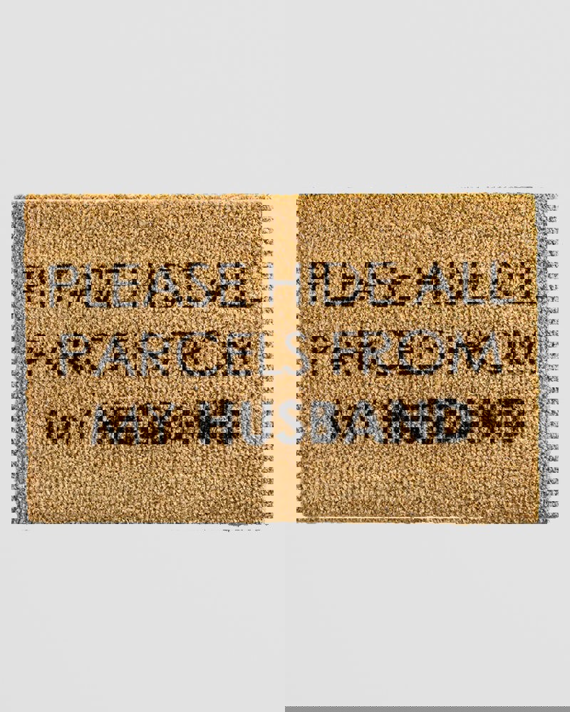 Please Hide All Parcels From My Husband Doormat