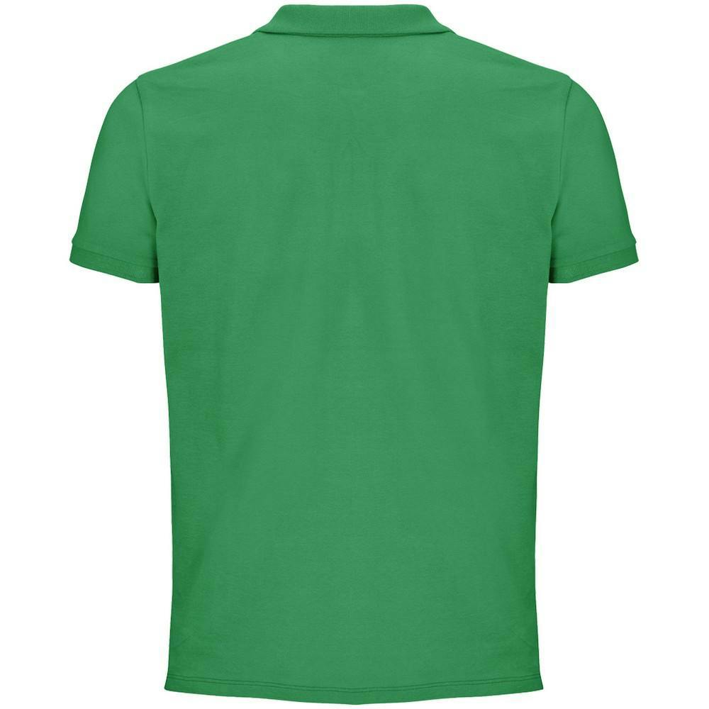 SOLS Mens Planet Piqué Organic Polo Shirt - Spring Green