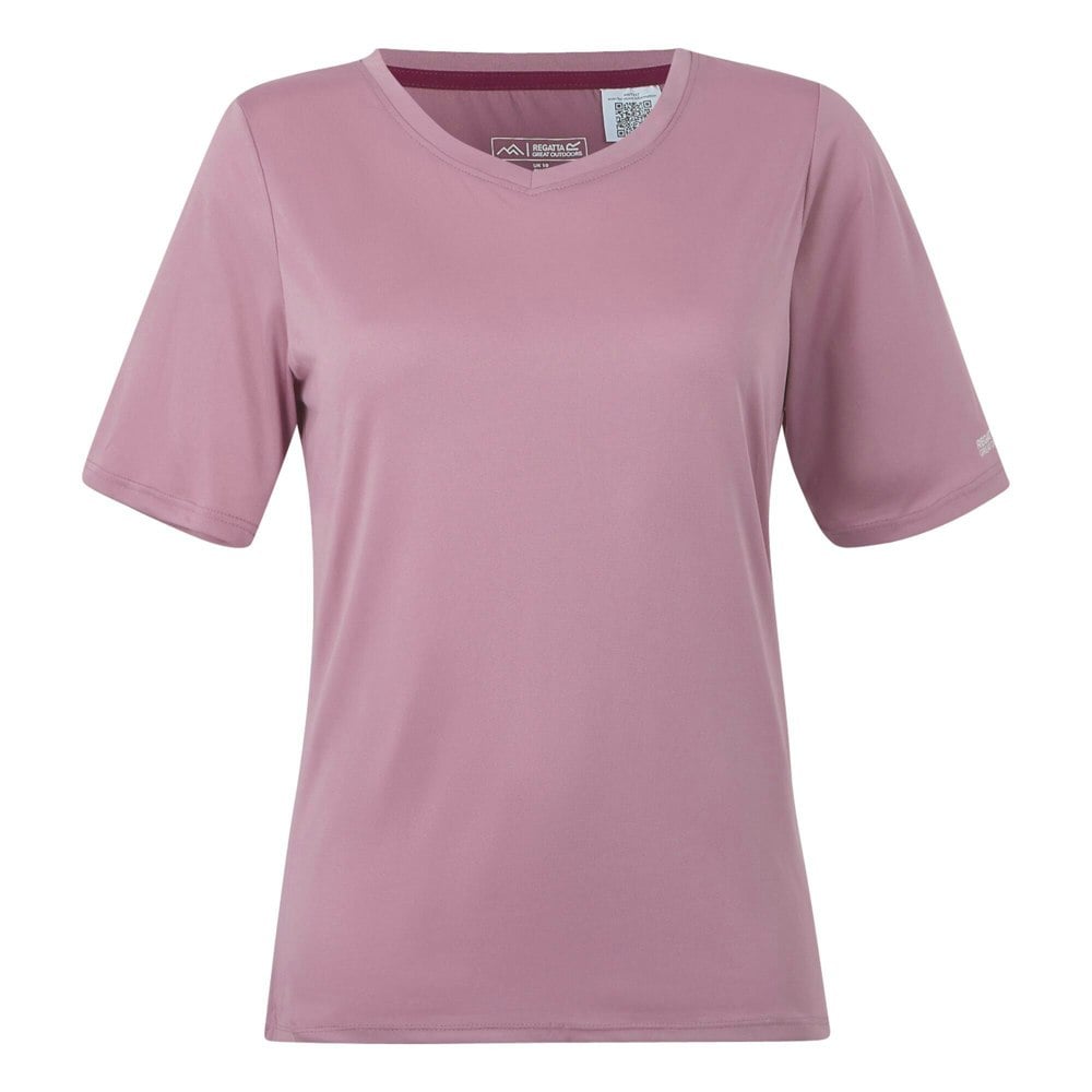 Regatta Womens/Ladies Fingal II V Neck T-Shirt - Lilas