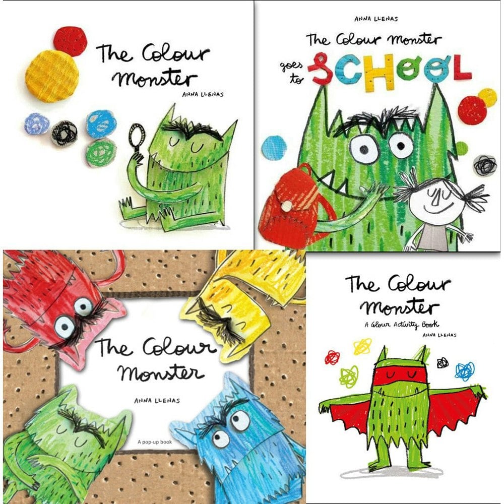 Templar Publishing Anna Llenas The Colour Monster Collection 4 Books Set