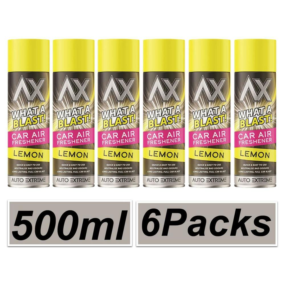 Auto Extreme 6X - What A Blast! Lemon Car Air Freshener Spray 500ml