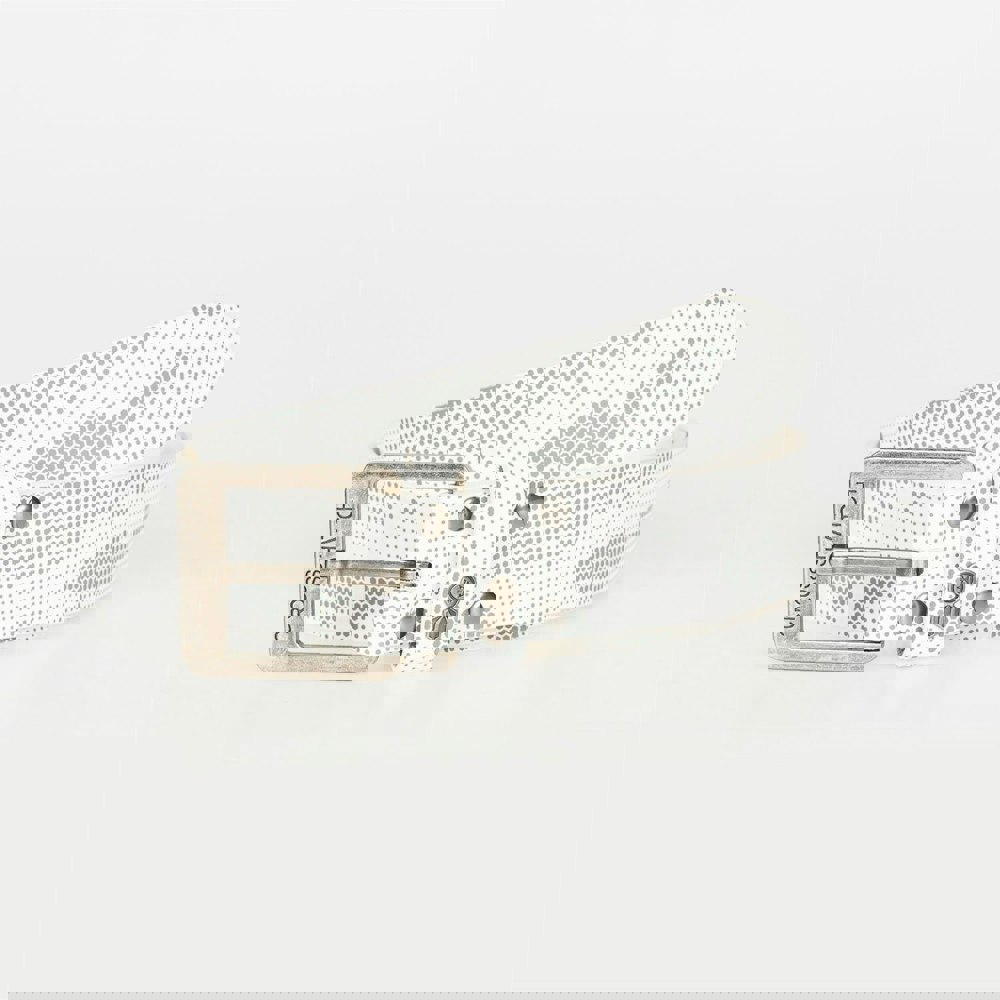 Crosshatch Norgard Belt White