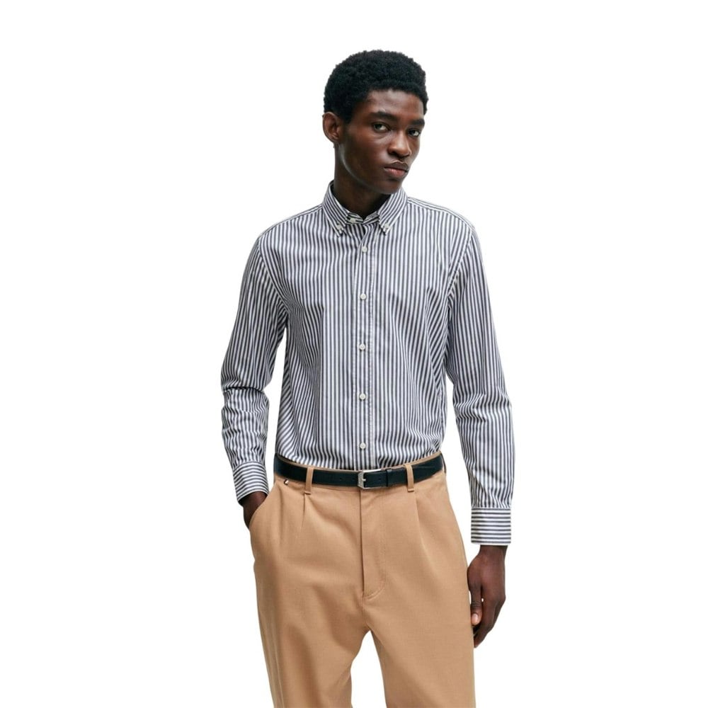 Boss Mens C-Hal Striped Shirt - Blue