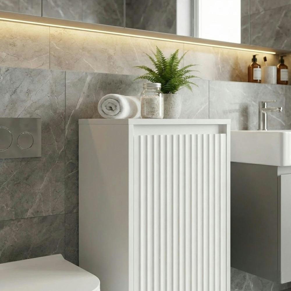 Garden Greatness Maison Fluted Bathroom Storage Cabinet