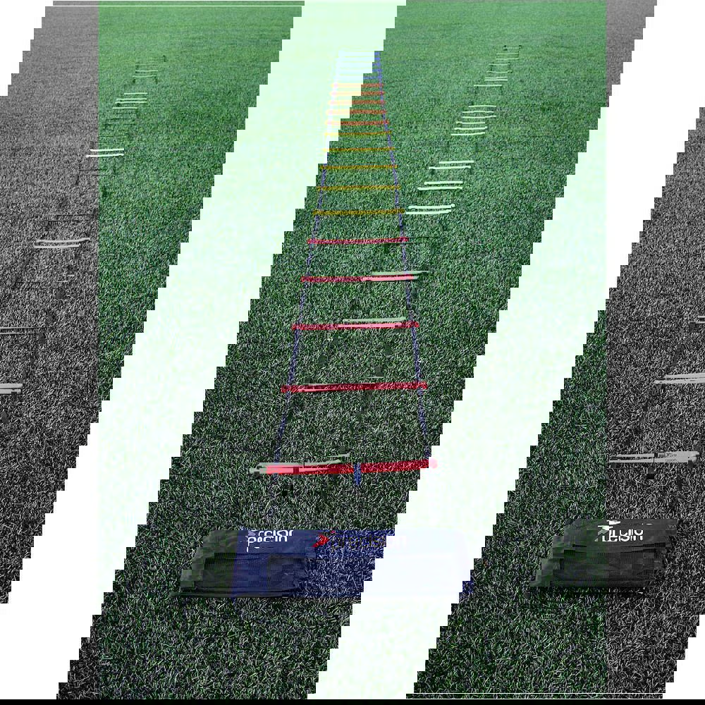 8m Flat Agility Speed Ladder Kit - Football Rugby Footwork Training Drill
