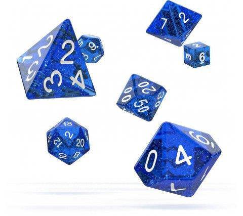 Oakie Doakie RPG Speckled Blue 7 Dice Set