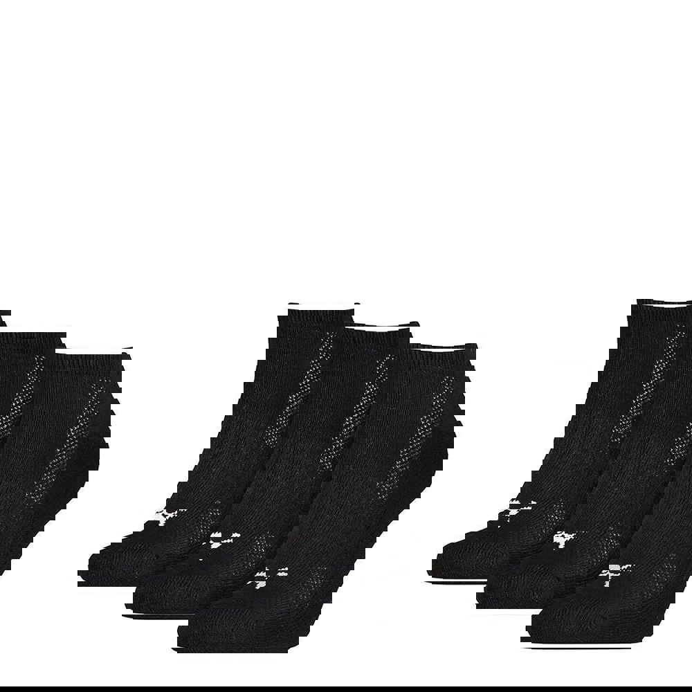 Puma Unisex Adult Cushioned Trainer Socks (Pack Of 3) - Black/White