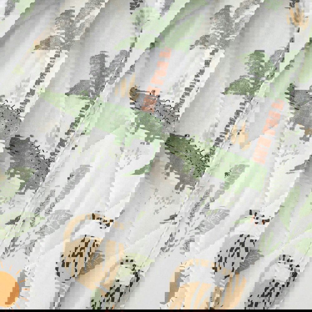 Happy Linen Company Jungle Safari Quilted Throw