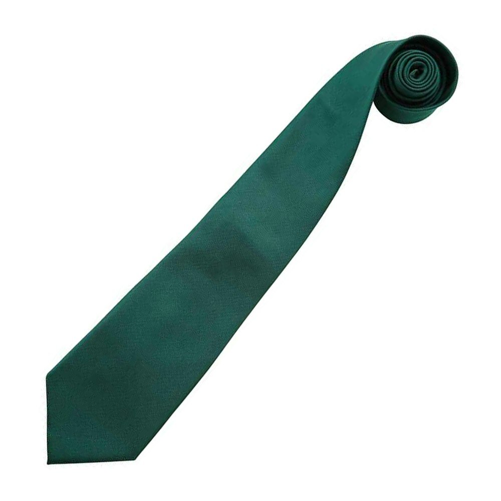 Premier Mens Colours Fashion Tie - Bottle Green