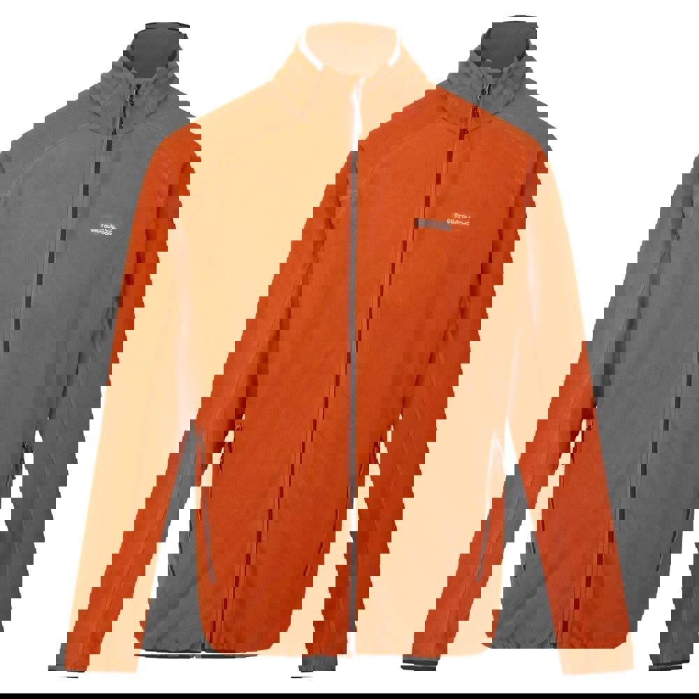Regatta Mens Hadfield Full Zip Fleece Jacket - Burnt Copper
