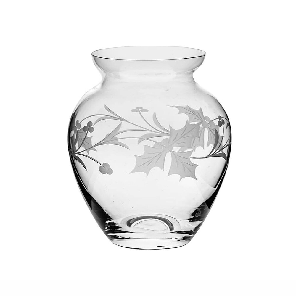 Museum Selection Holly Crystal Posy Vase