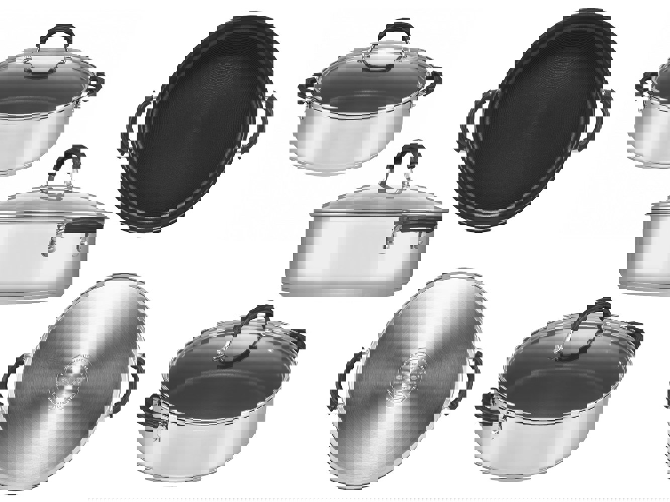 Circulon Total Stainless Steel Sauteuse, 30cm