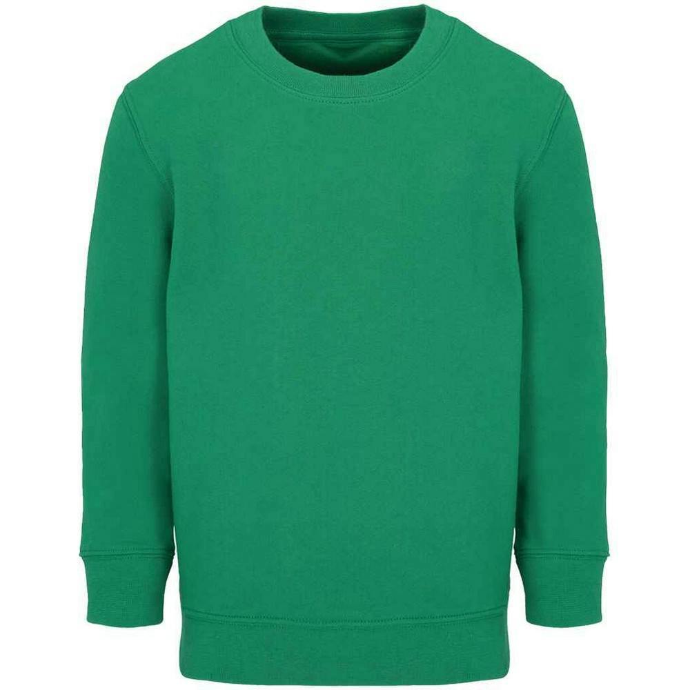 SOLS Childrens/Kids Columbia Sweatshirt - Kelly Green - Kelly Green - 80% Cotton/20% Recycled Polyester