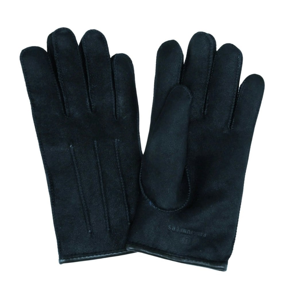 Parajumpers Shearling Graphite Gloves - Blue