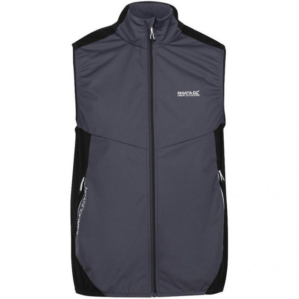 Regatta Mens Lankin IV Softshell Body Warmer - Dark Grey/Black