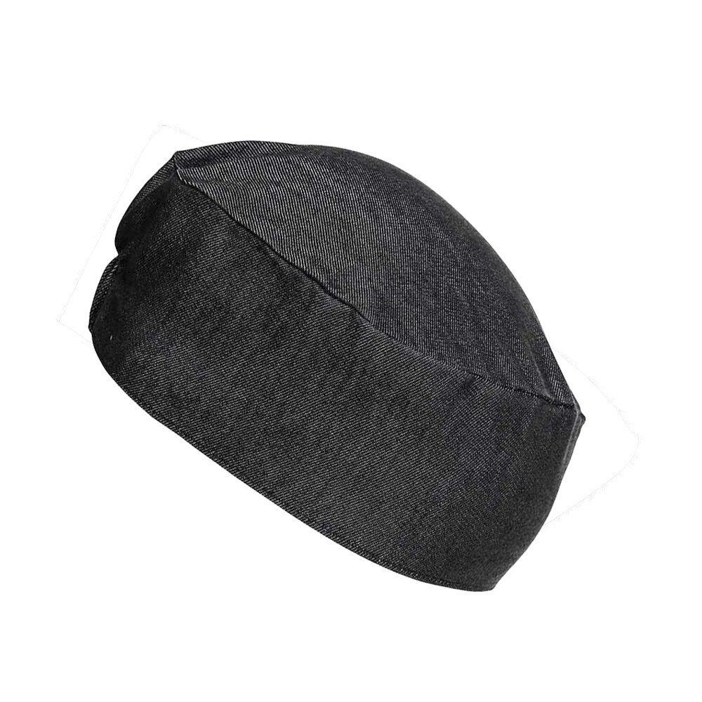 Premier Denim Chef Skull Cap - Black Denim
