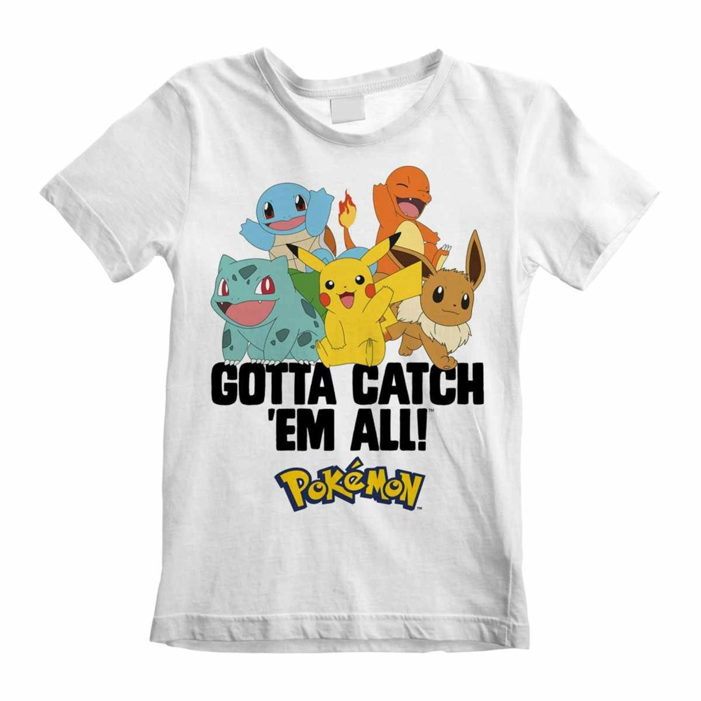 Pokemon Childrens/Kids Gotta Catch Em All T-Shirt - White