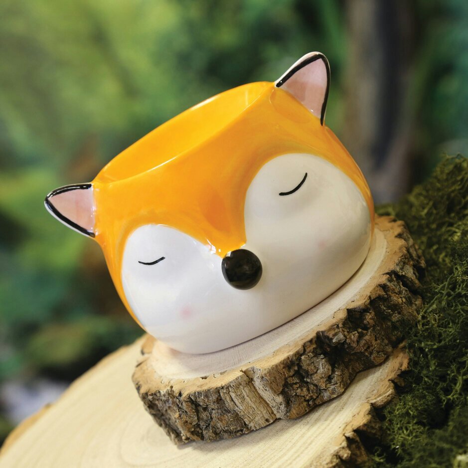 Fosse Living Fox Ceramic Wax Melter 11cm