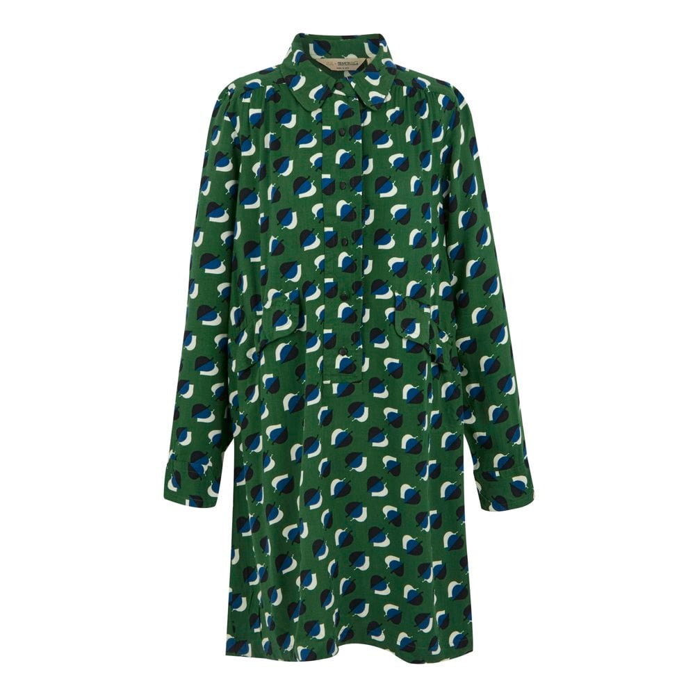 Regatta Womens/Ladies Orla Kiely Sunflower Casual Dress - Shadow Elm Emerald