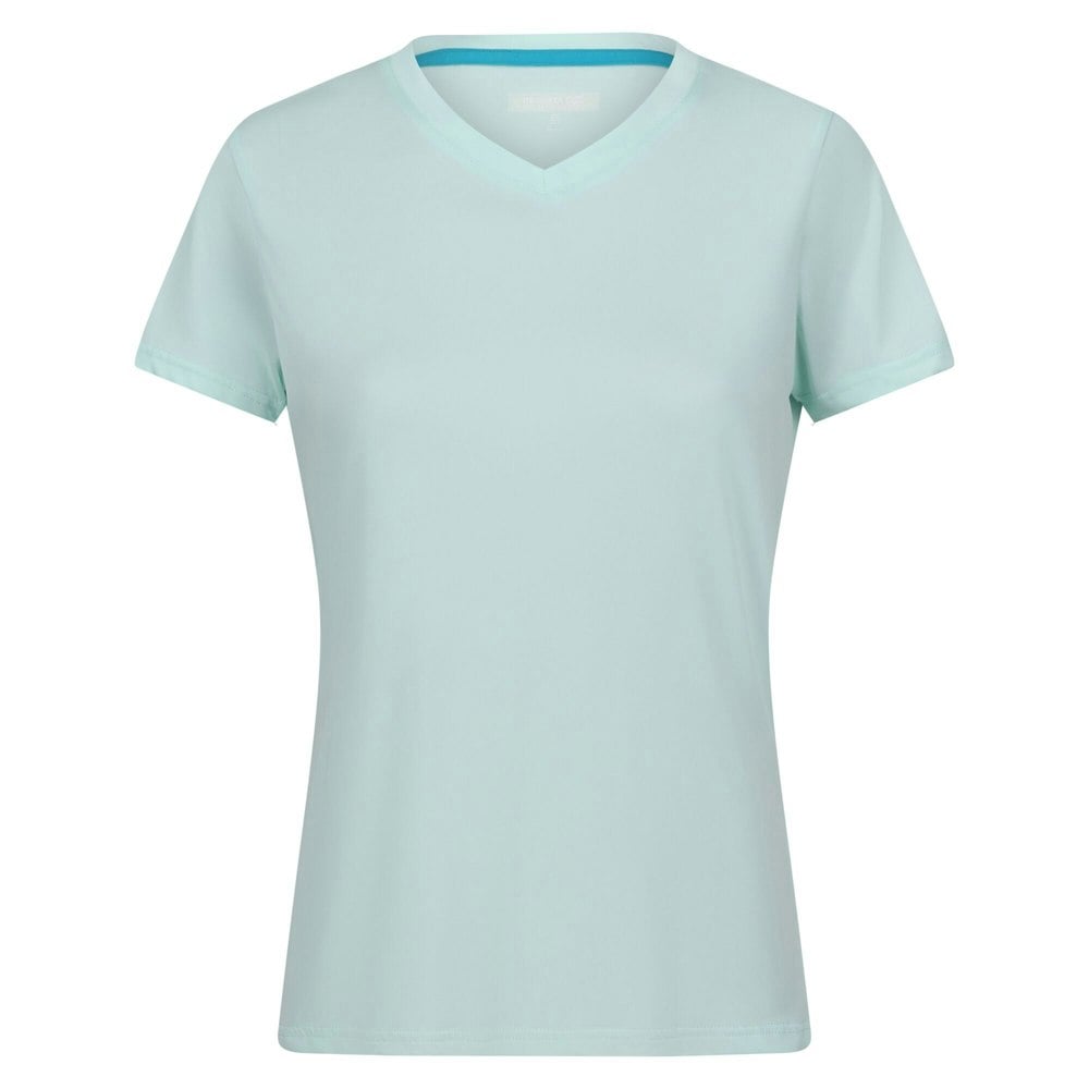 Regatta Women's Fingal V Neck T-Shirt - Bleached Aqua