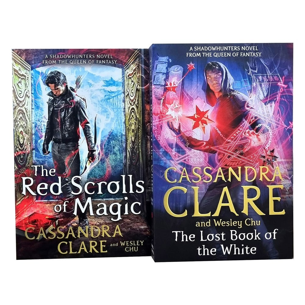 Cassandra Clare The Eldest Curses 2 Book Set The Lost Book of the White, The Red Scrolls of Magic