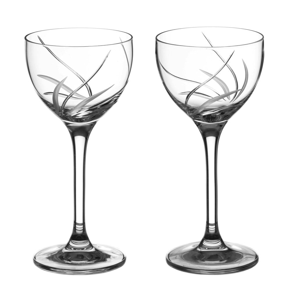 Diamante Meadow Collection Nick & Nora Glasses - Set of 2