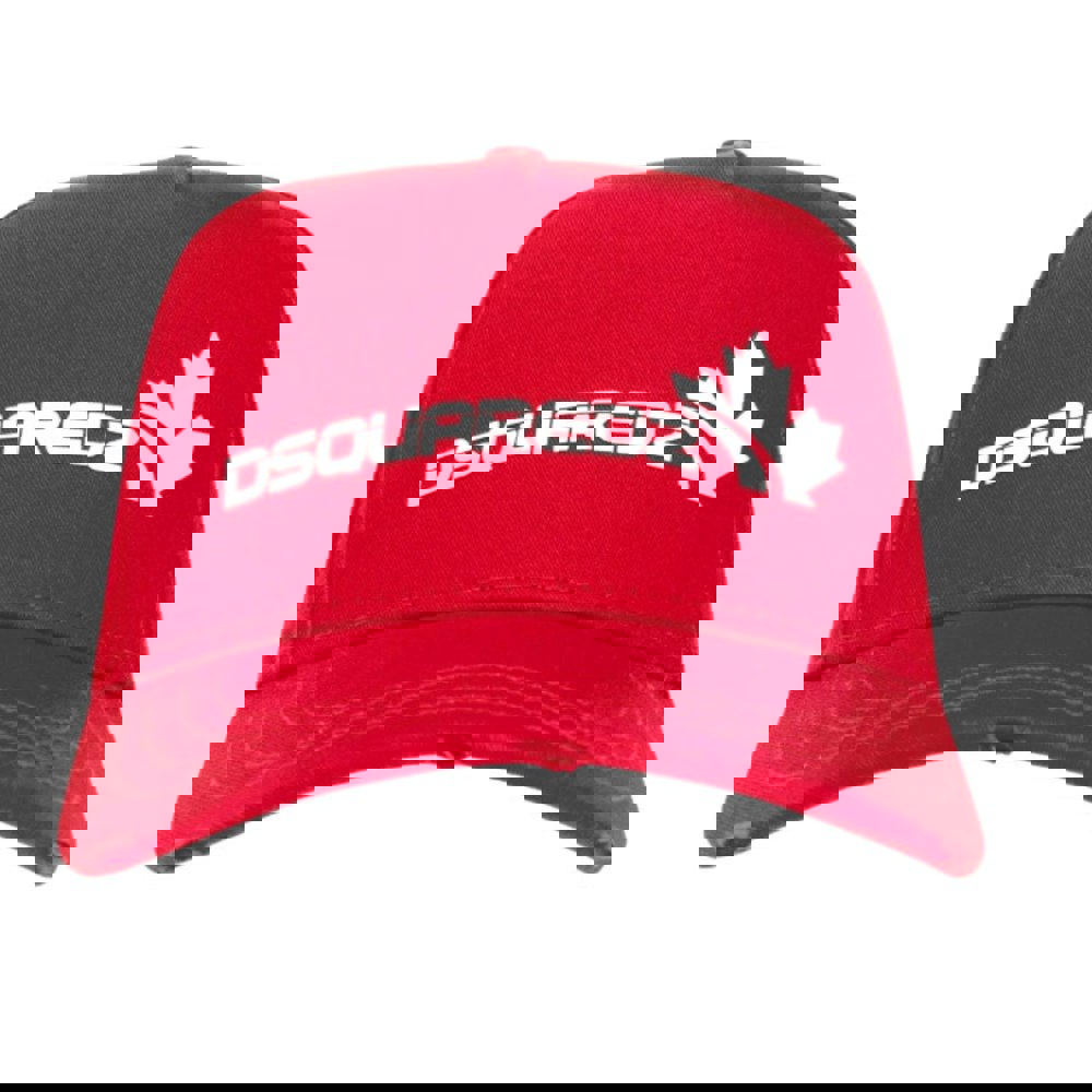 Dsquared2 White Logo Family Red Hat