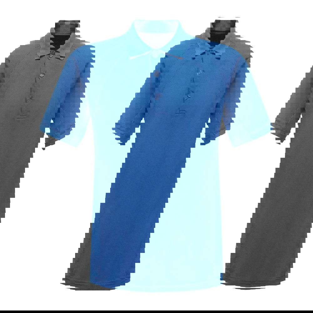 Regatta Professional Mens Coolweave Short Sleeve Polo Shirt - Oxford Blue