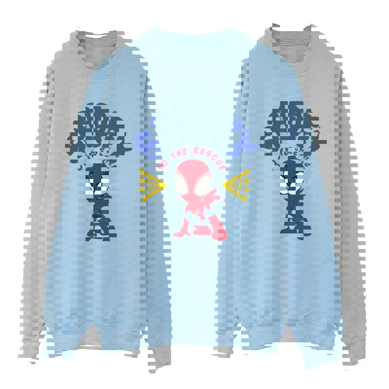 Marvel Boys Spidey And His Amazing Friends Rescue Sweatshirt - Baby Blue