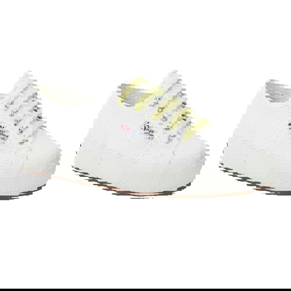 Superga Plain Cotton Shoe Laces - Light Yellow