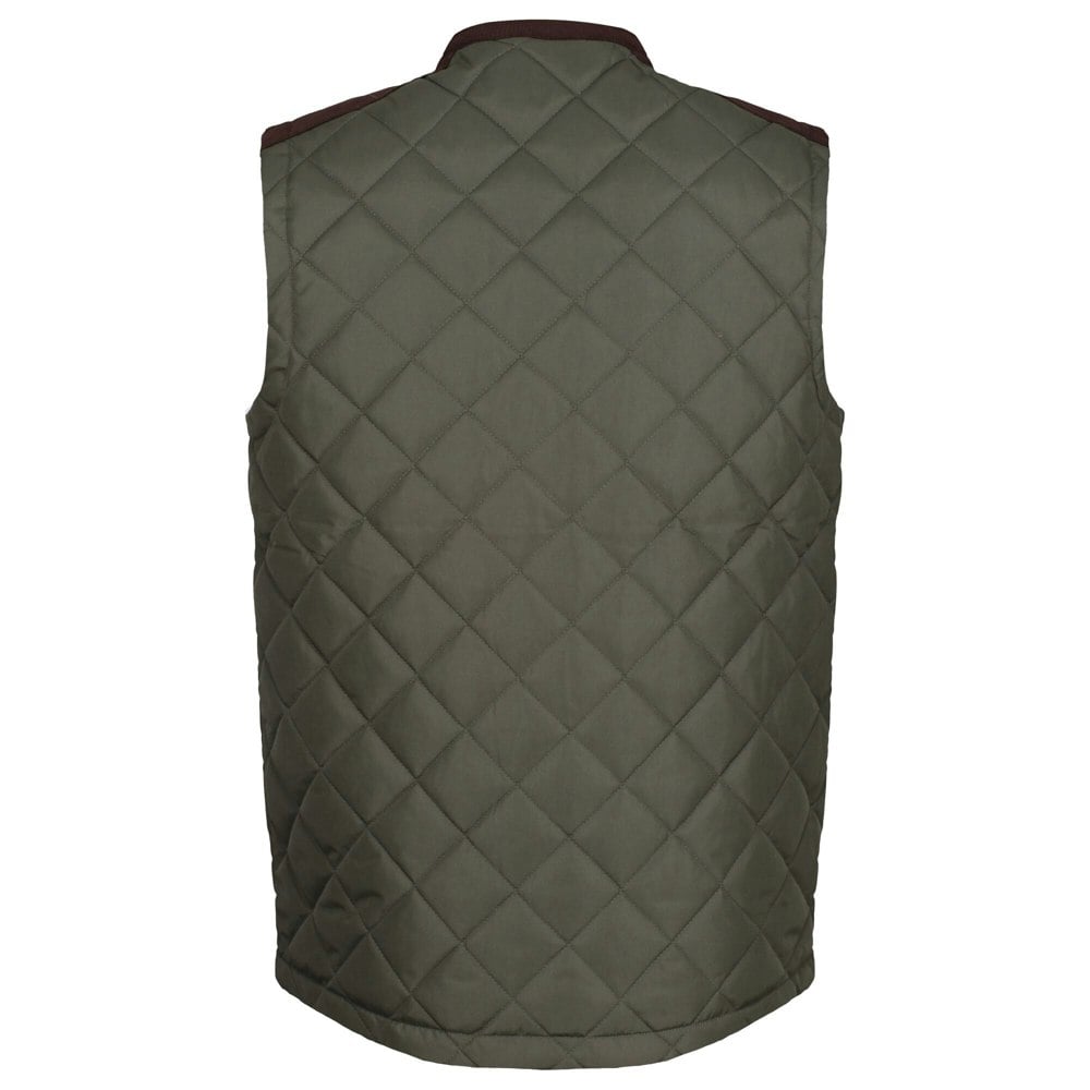 Regatta Mens Moreton Quilted Body Warmer - Dark Khaki