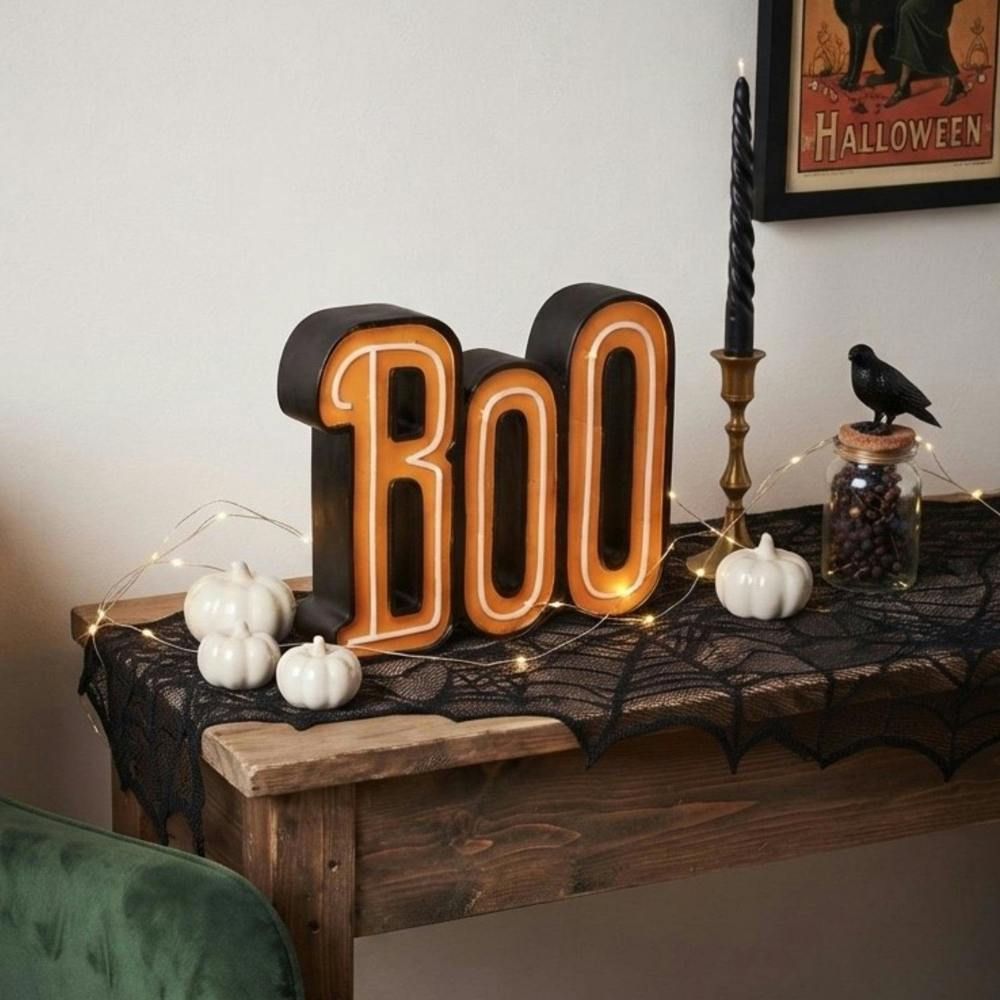 Garden Greatness Boo Halloween Display Sign Decor