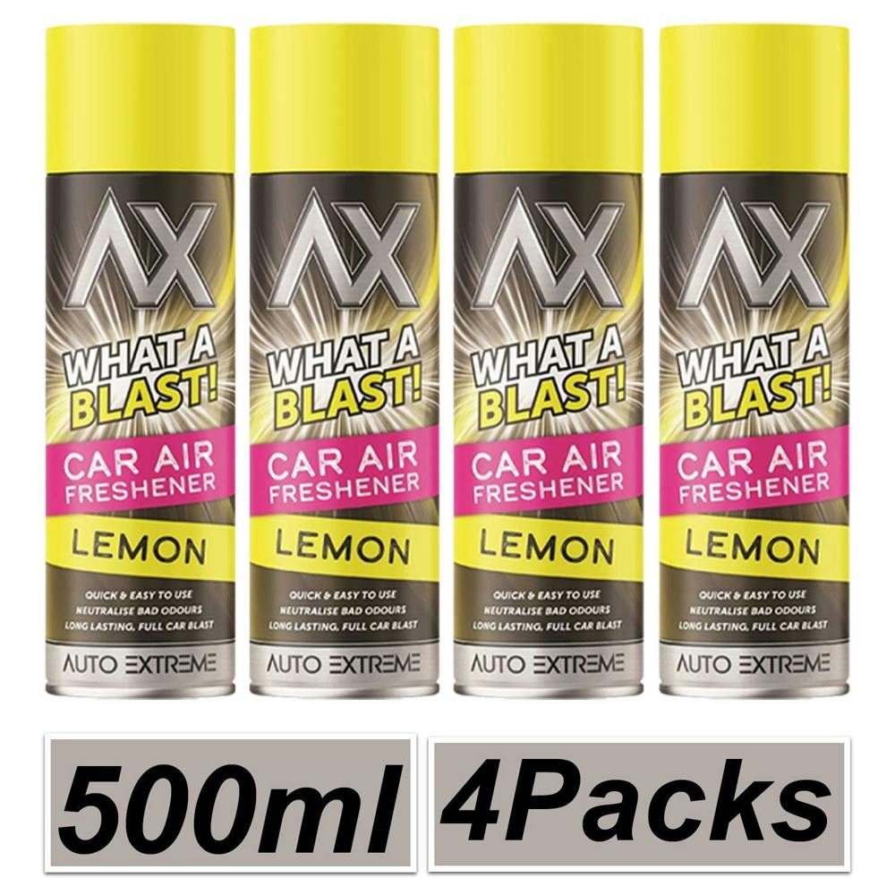 Auto Extreme 4X - What A Blast! Lemon Car Air Freshener Spray 500ml