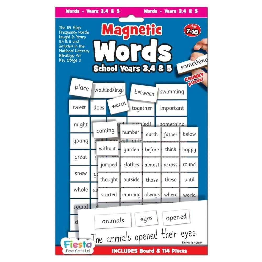 Fiesta Crafts Magnetic First Words - Years 3;4;5