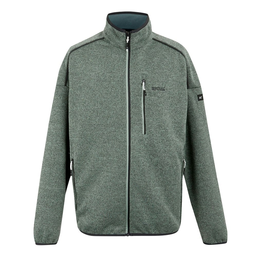 Regatta Mens Kames Full Zip Fleece Jacket - Glacier/Stormy Weather