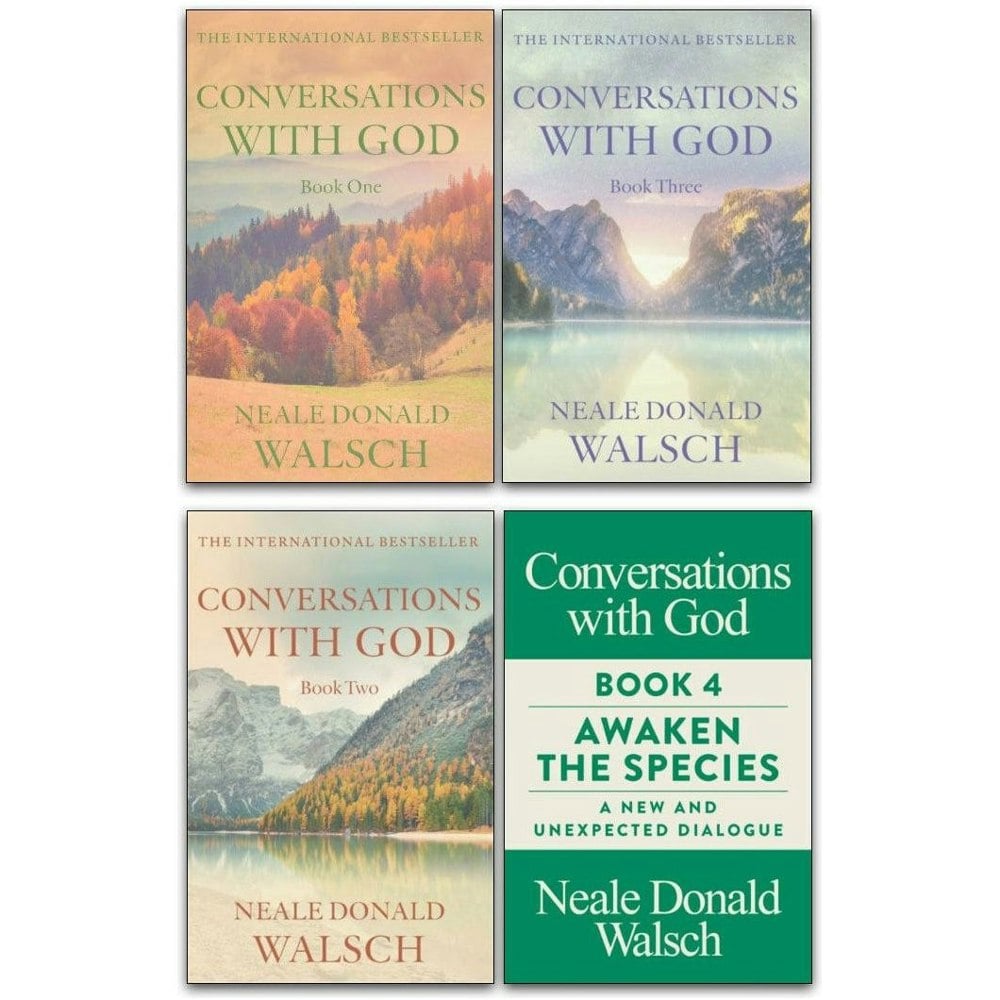 Hodder & Stoughton Conversations With God Neale Donald Walsch 4 Books Collection Set