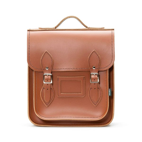 Chestnut Leather City Backpack - Backpack - Zatchels