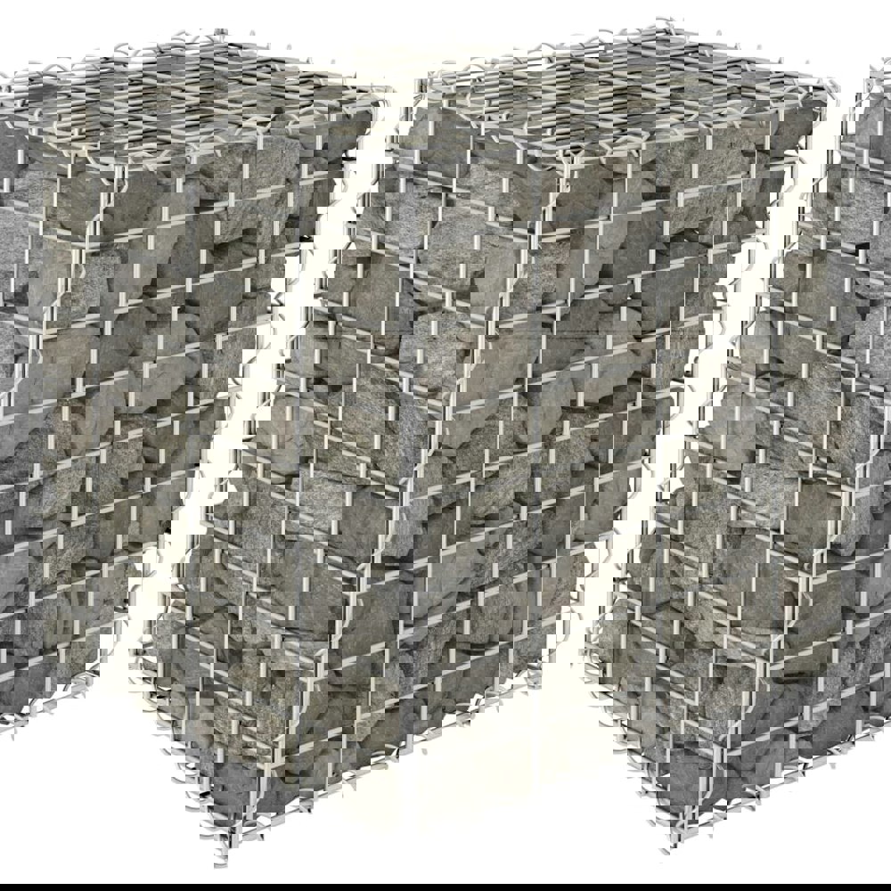Berkfield Cube Gabion Raised Bed Steel Wire 40x40x40 cm