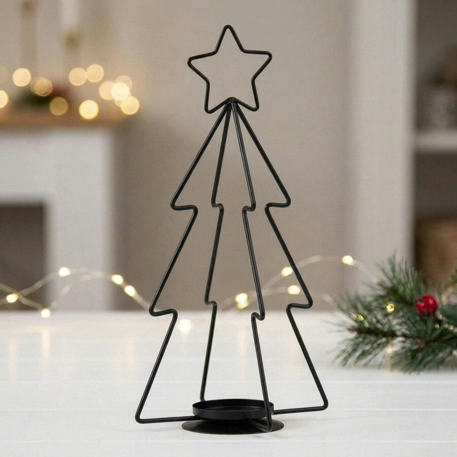 Garden Greatness Decorative Wireframe Tree Candle Holder
